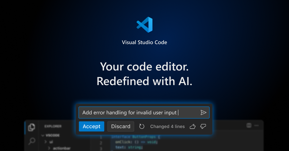 Visual Studio Code - The open source AI code editor | Your home for multi-agent development · Twitter