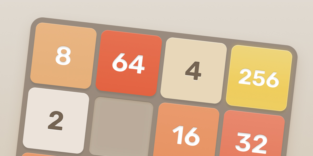 2048 by Gabriele Cirulli · Twitter
