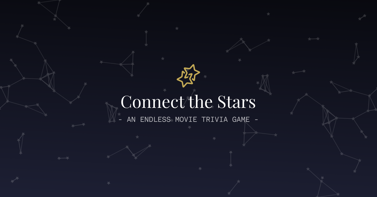 Connect the Stars — An endless movie trivia game · Twitter