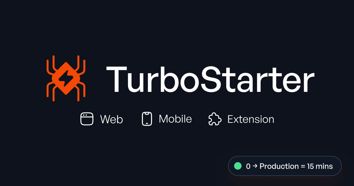 TurboStarter - Ship your startup everywhere. In minutes.