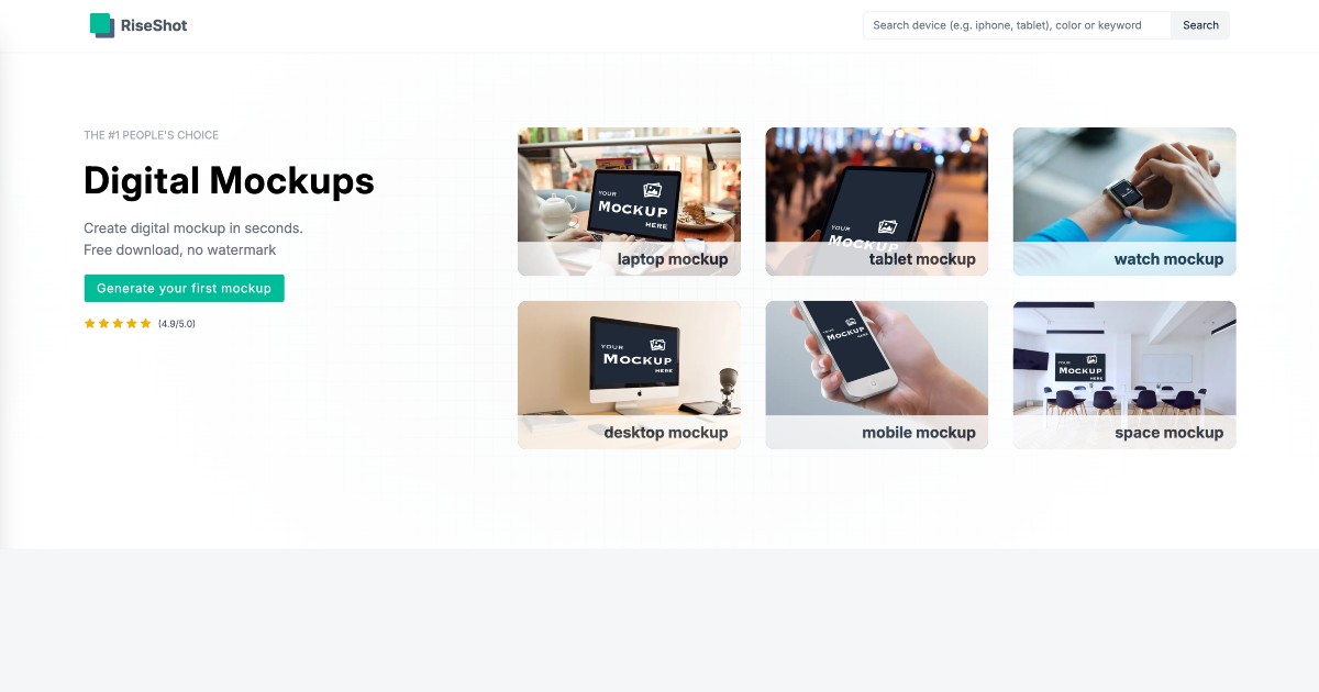 Digital Mockups Library. High-Res, Free, No Watermark · Twitter