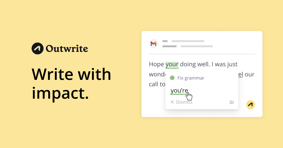 Outwrite - Write with Impact · Twitter