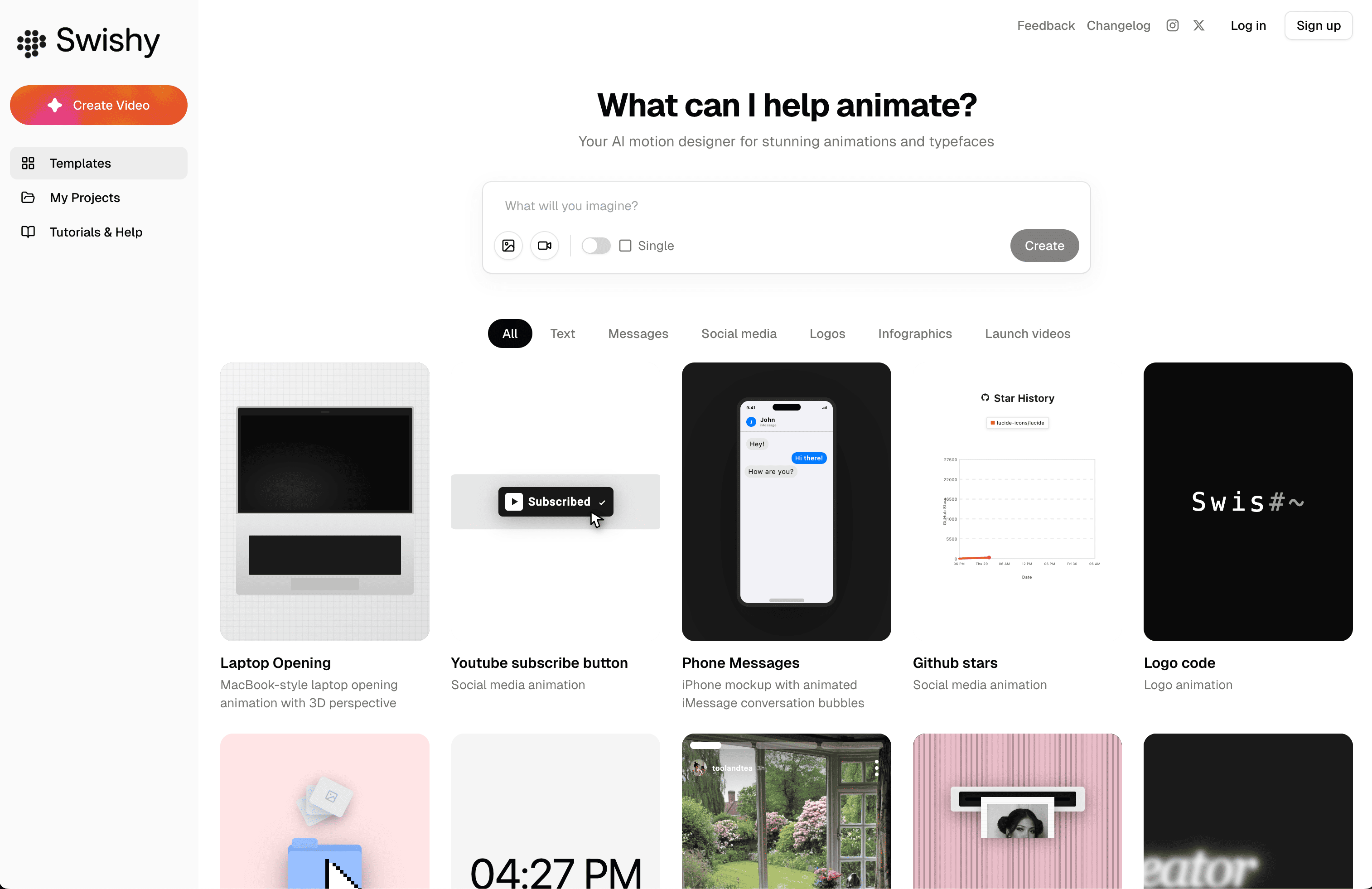 Swishy - AI Motion Designer & Animator · Twitter