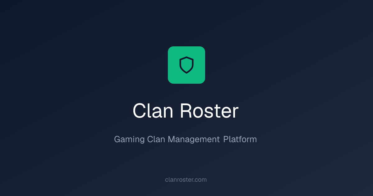 Clan Roster - Browse Gaming Clans