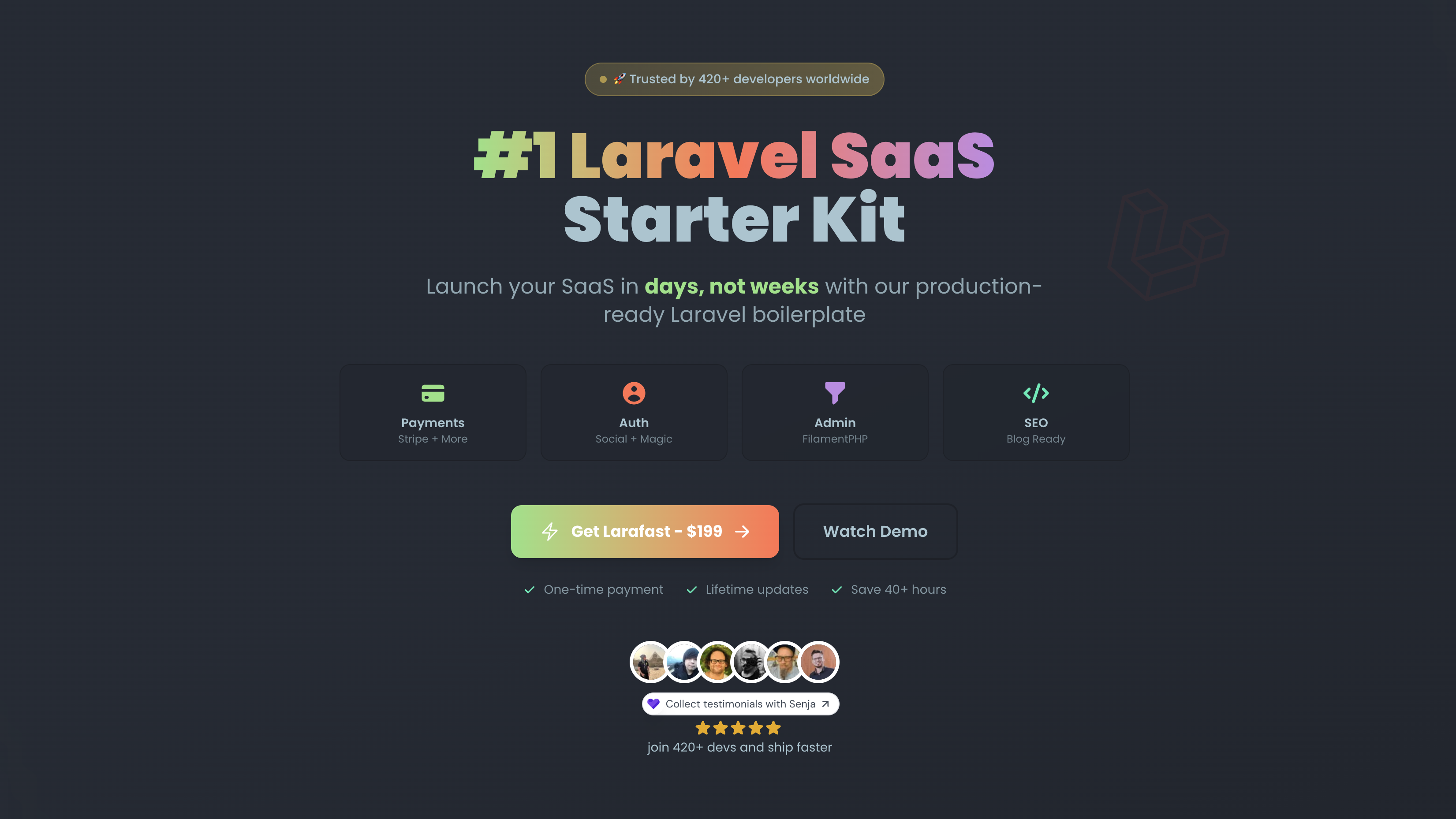 Larafast - Laravel SaaS Starter Kit | Larafast · Twitter