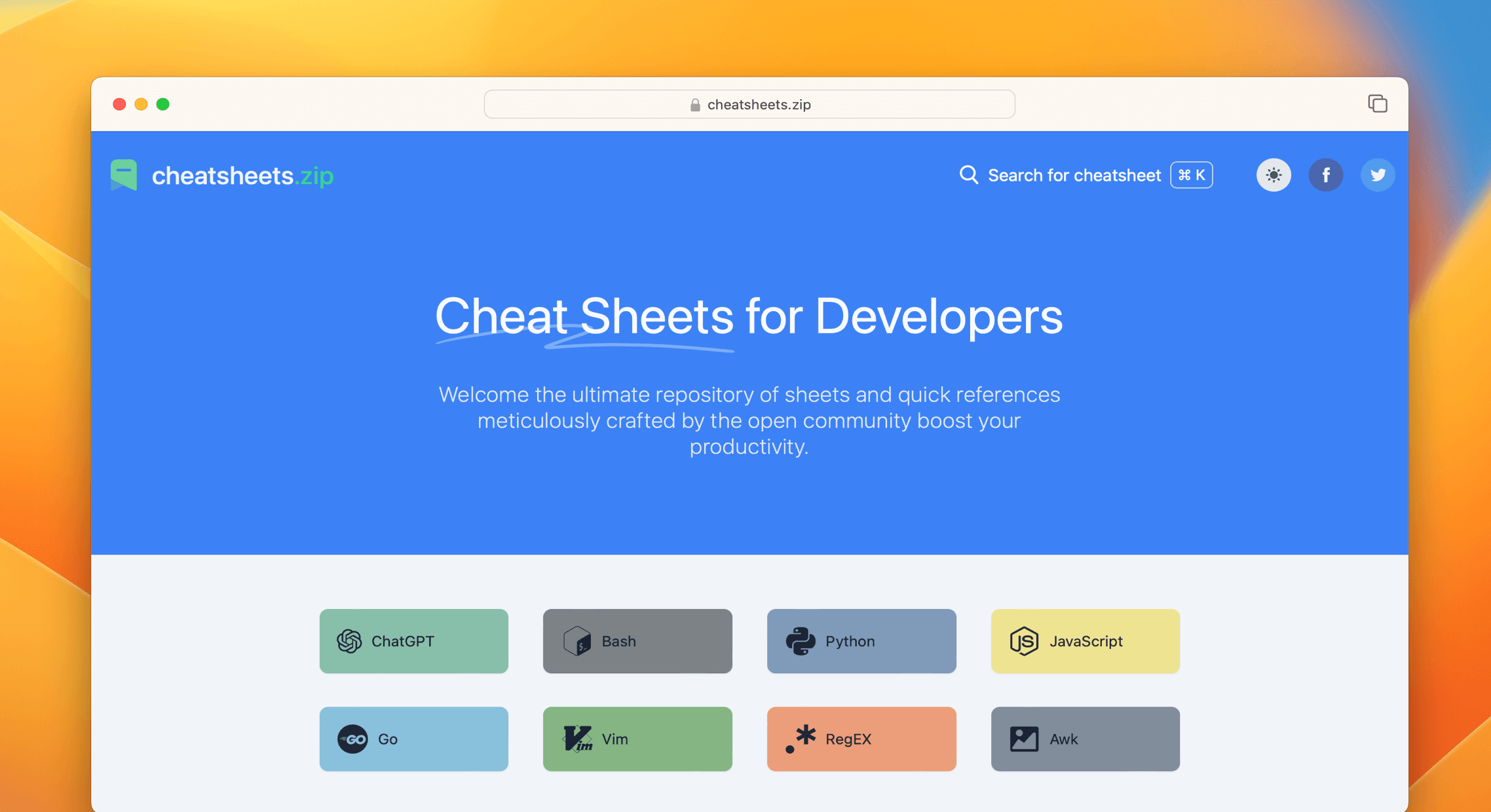 CheatSheets.zip - Ultimate Cheat for Developers - CheatSheets.zip