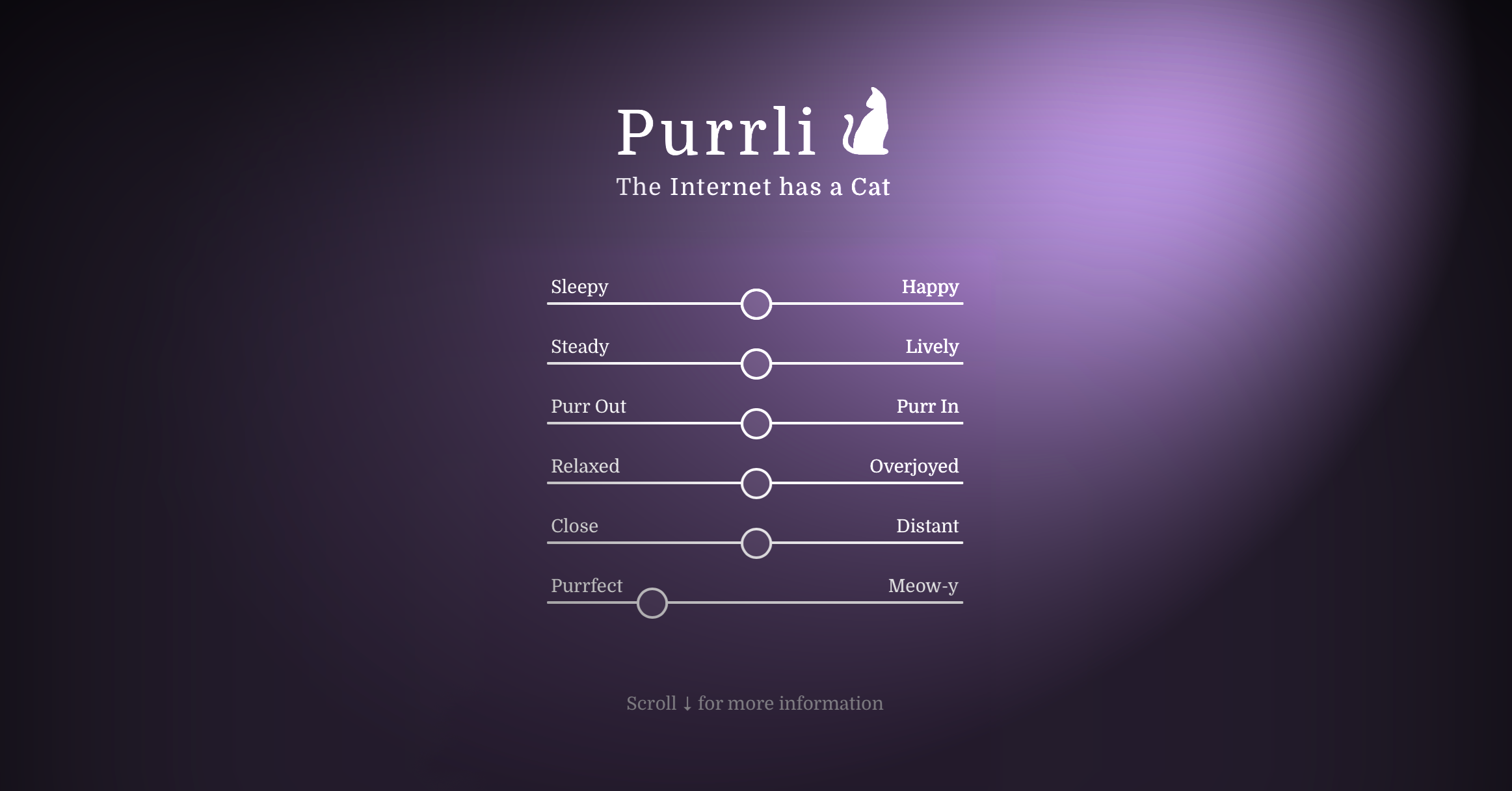 <The Internet has a Cat! Meet Purrli, the online cat purr generator. · Twitter