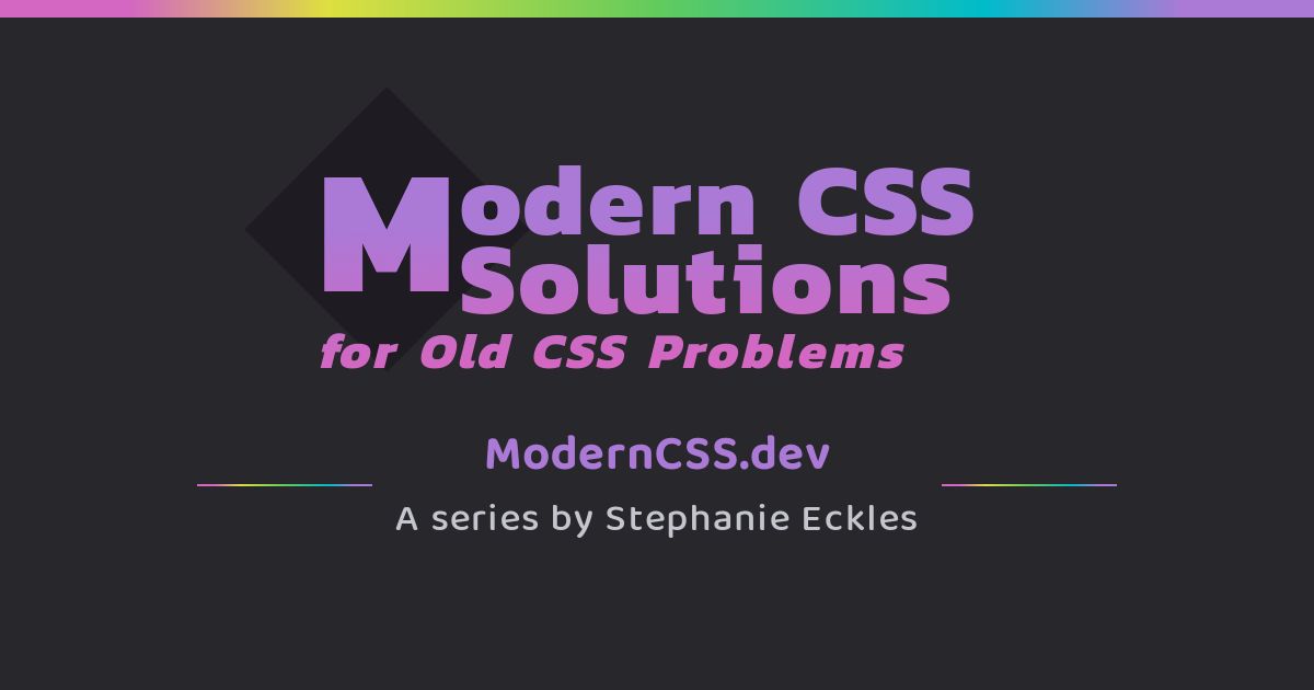 Modern CSS Solutions · Twitter