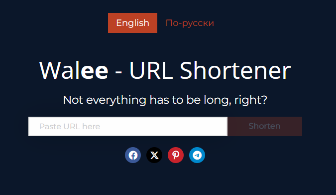 Walee - Free URL Shortener and QR Code Generator · Twitter