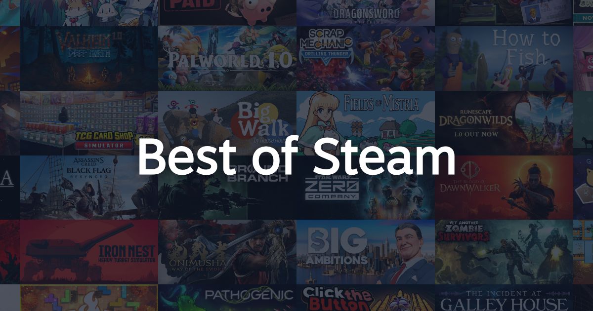 Best Steam Games | Best of Steam · Twitter