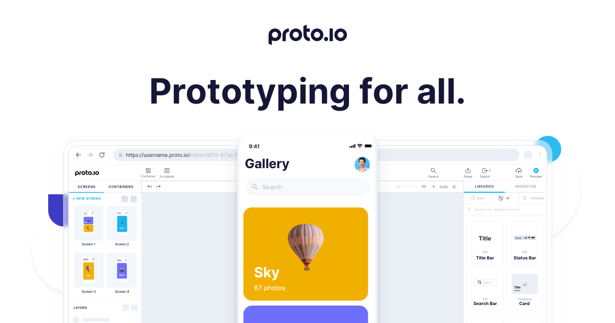 Proto.io - Prototyping for all · Twitter