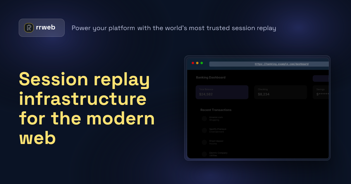 rrweb - #1 Open Source Session Replay · Twitter