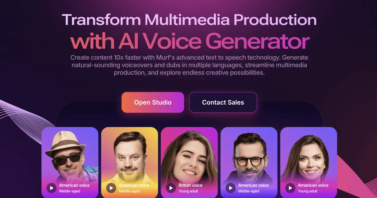 Leading AI Voice & Conversational Agent Platform - Murf AI · Twitter