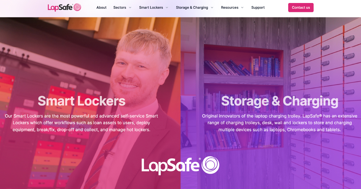 Mobile Device Management Solutions: Charging trolleys and Smart Lockers · Twitter