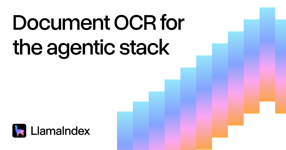 LlamaIndex | AI Agents for Document OCR + Workflows · Twitter