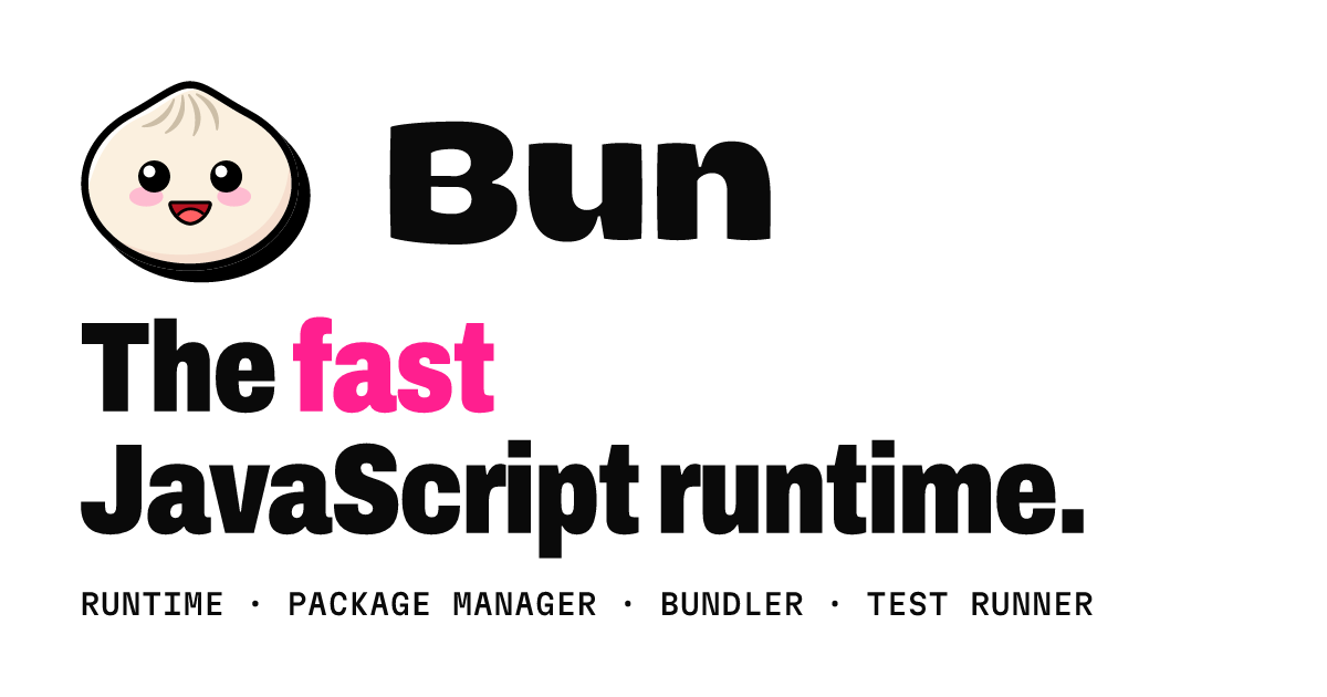 Bun — A fast all-in-one JavaScript runtime · Twitter