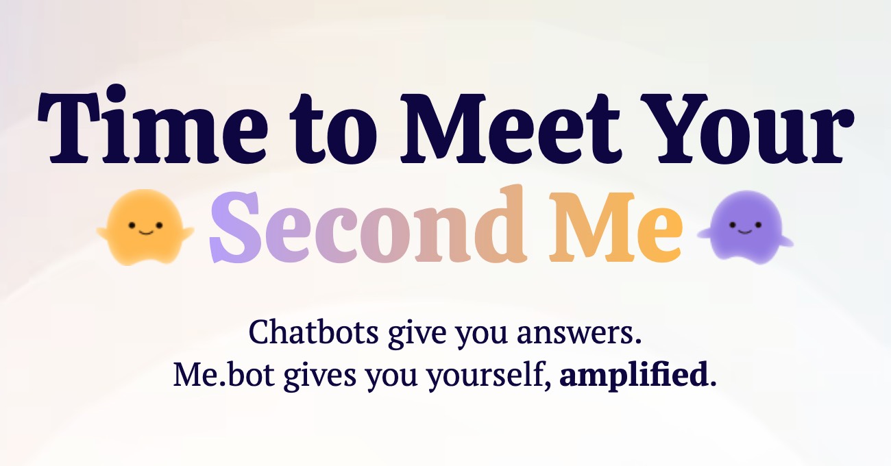 Me.bot | Your Personal AI Companion and Second Me · Twitter