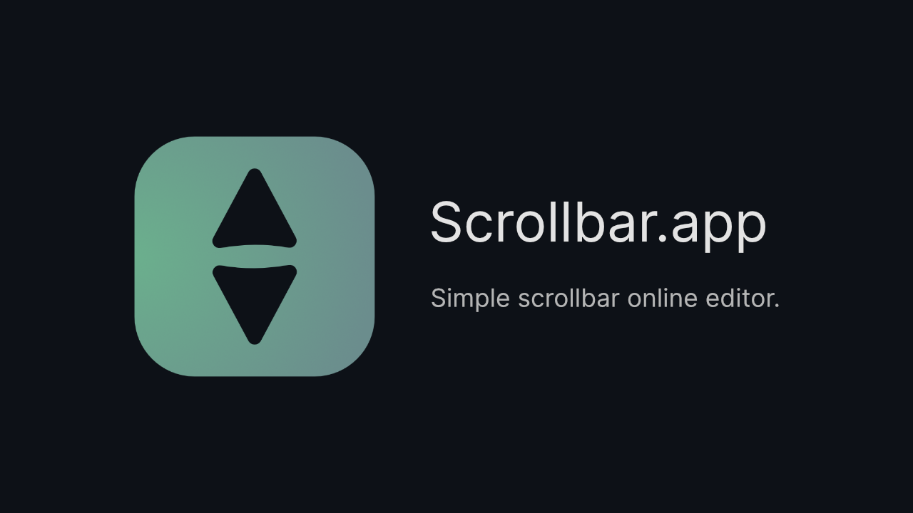 Scrollbar.app · Twitter