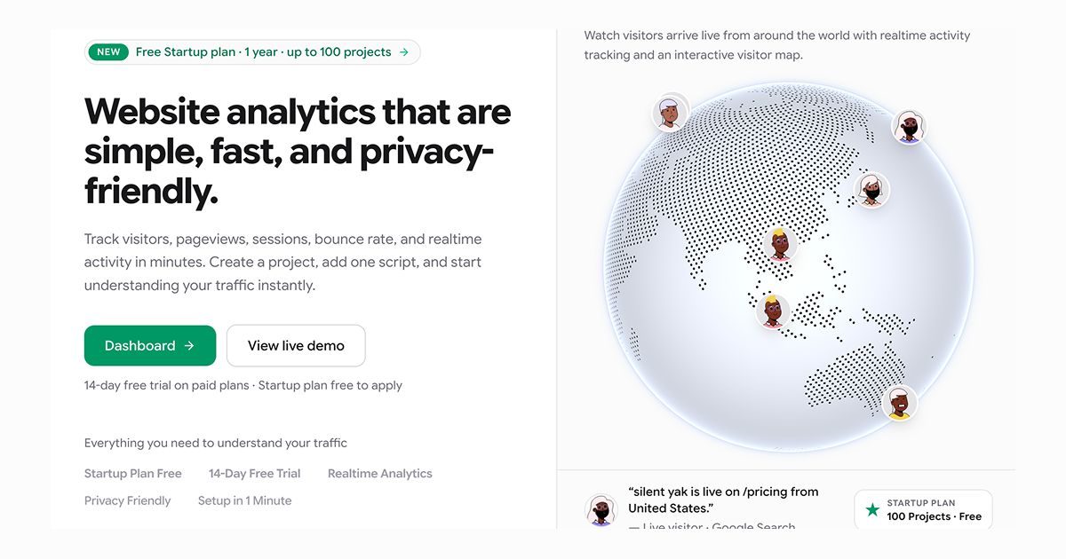 Open Analytics — Simple, realtime website analytics