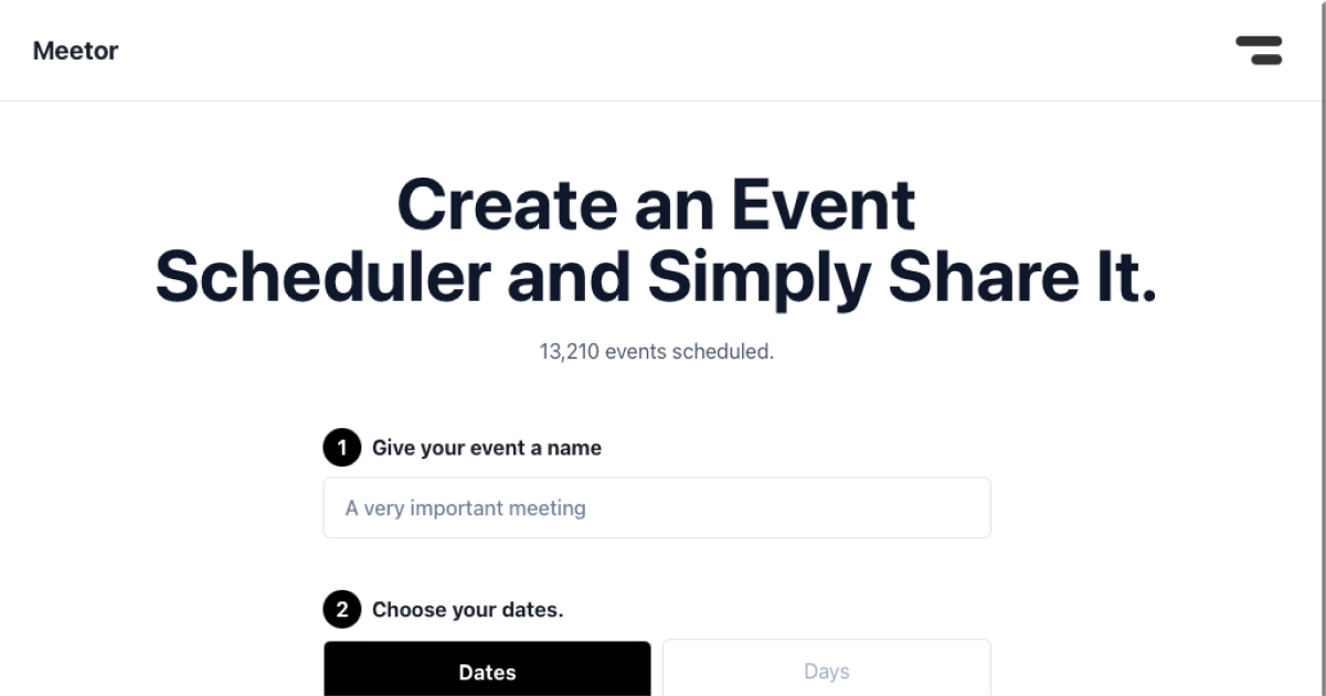 Meetor | The Best Alternative to When2meet · Twitter