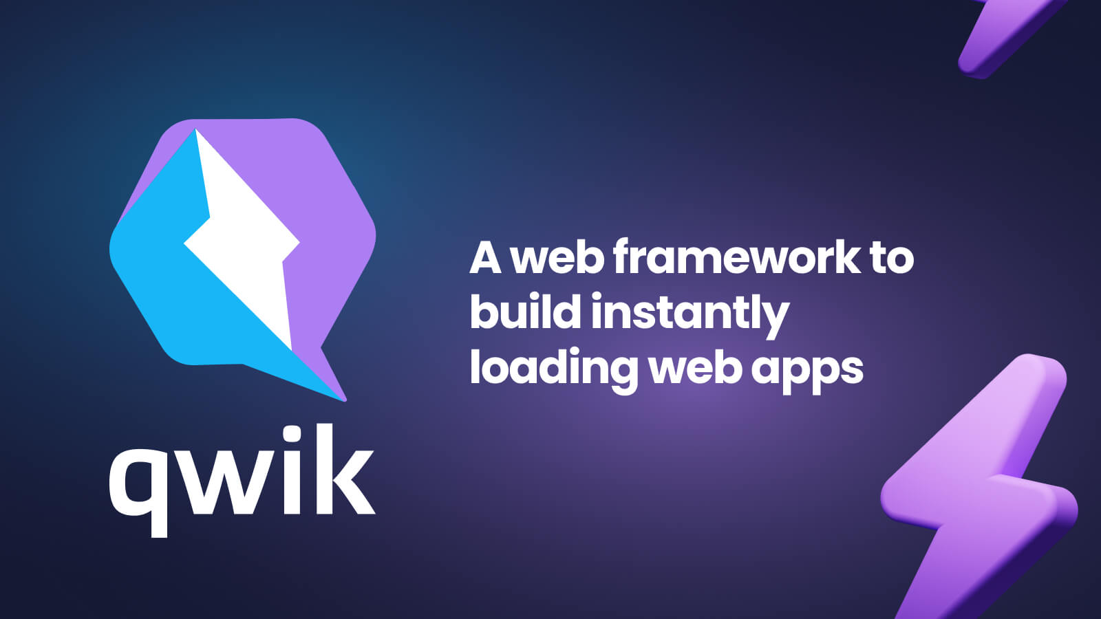 Framework reimagined for the edge! 📚 Qwik Documentation · Twitter