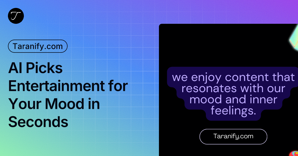 Taranify AI Entertainment Recommendations
