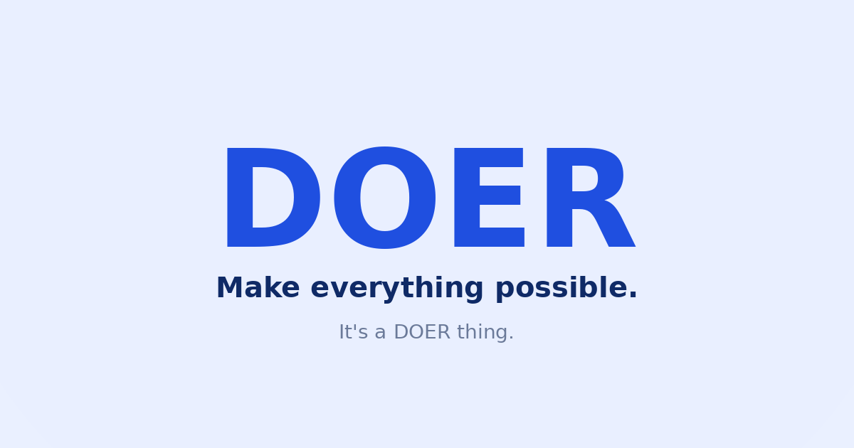 DOER. Professional network. No ads, no algorithm, zero commission. · Twitter