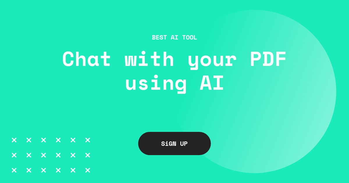Chat With PDF AI Tool · Twitter