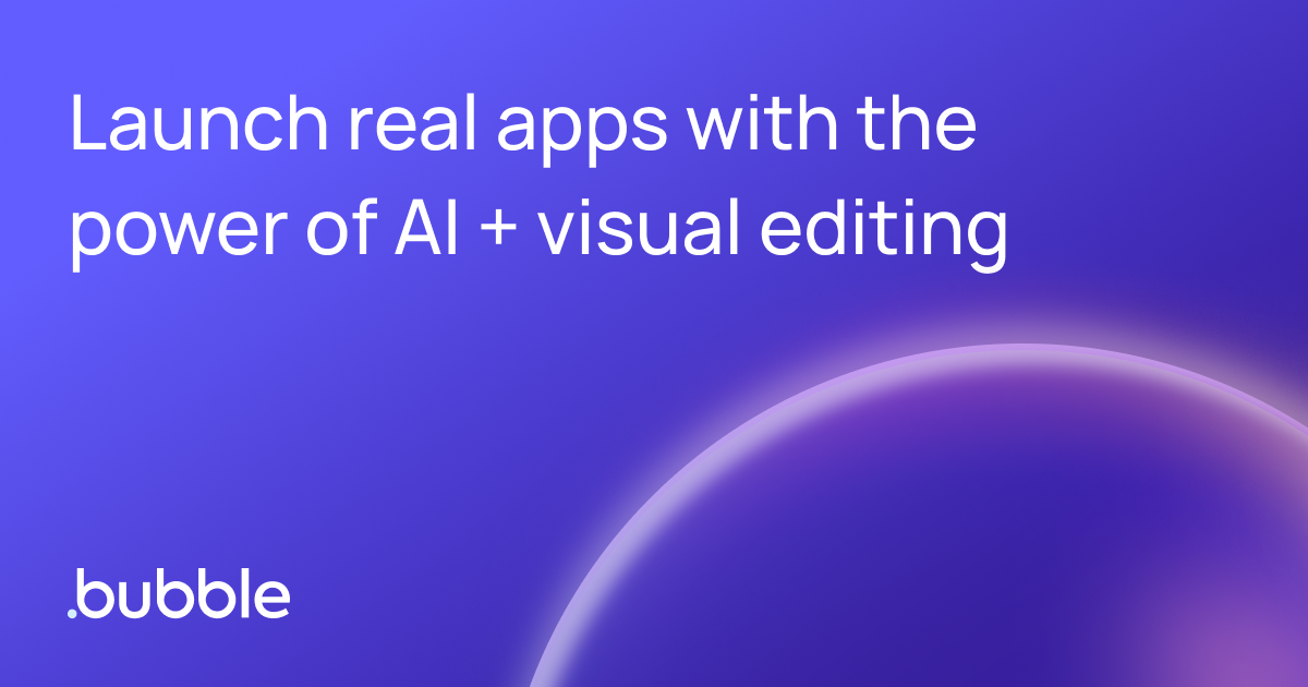 Build & ship web & mobile apps with AI and no-code · Twitter