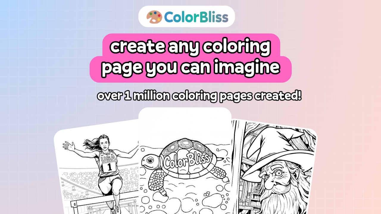 Free AI coloring page generator. Make printable pages in seconds · Twitter