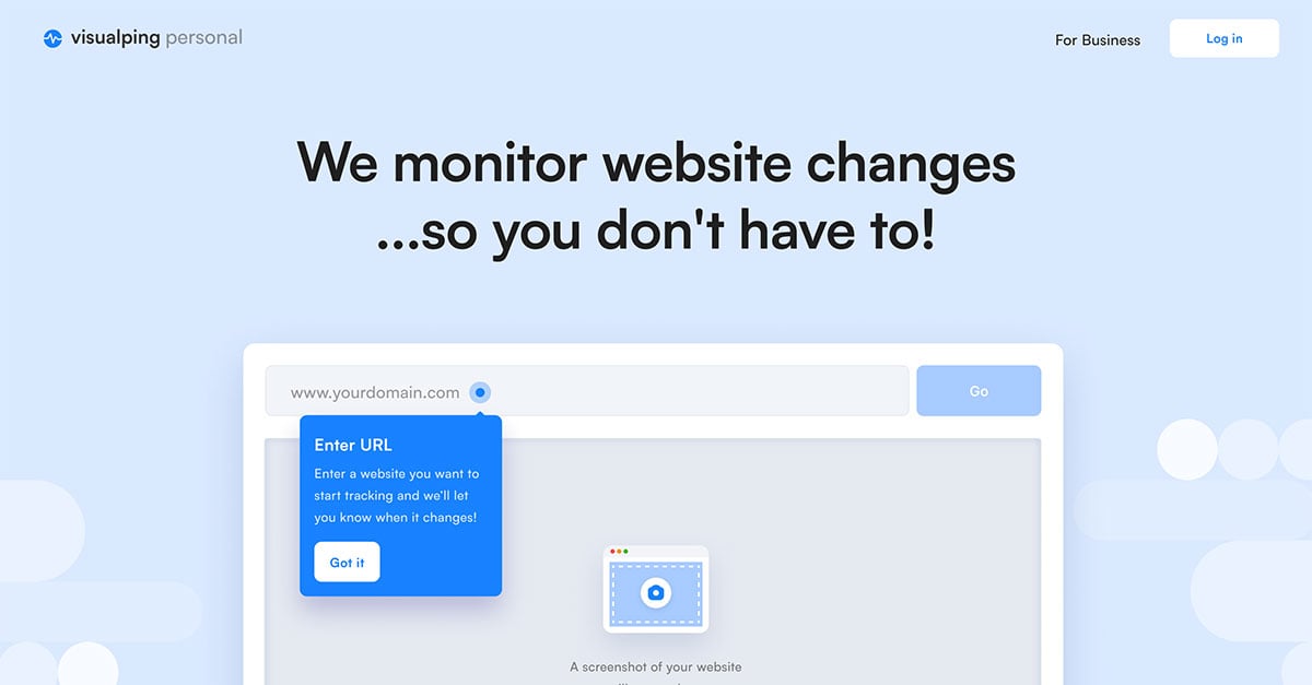 Website checker, website change detection, monitoring and alerts · Twitter