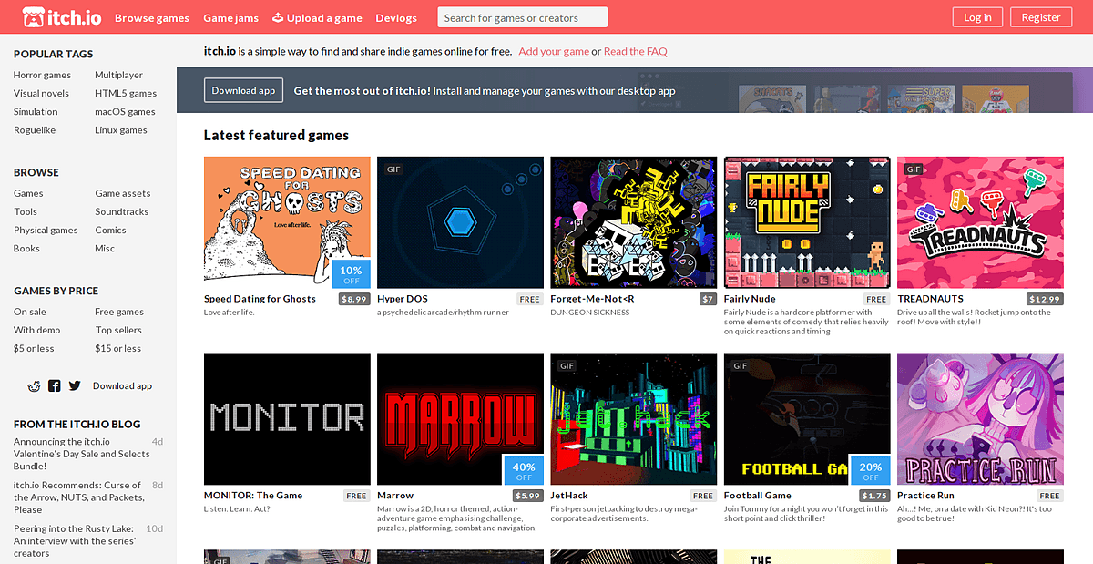 itch.io · Twitter