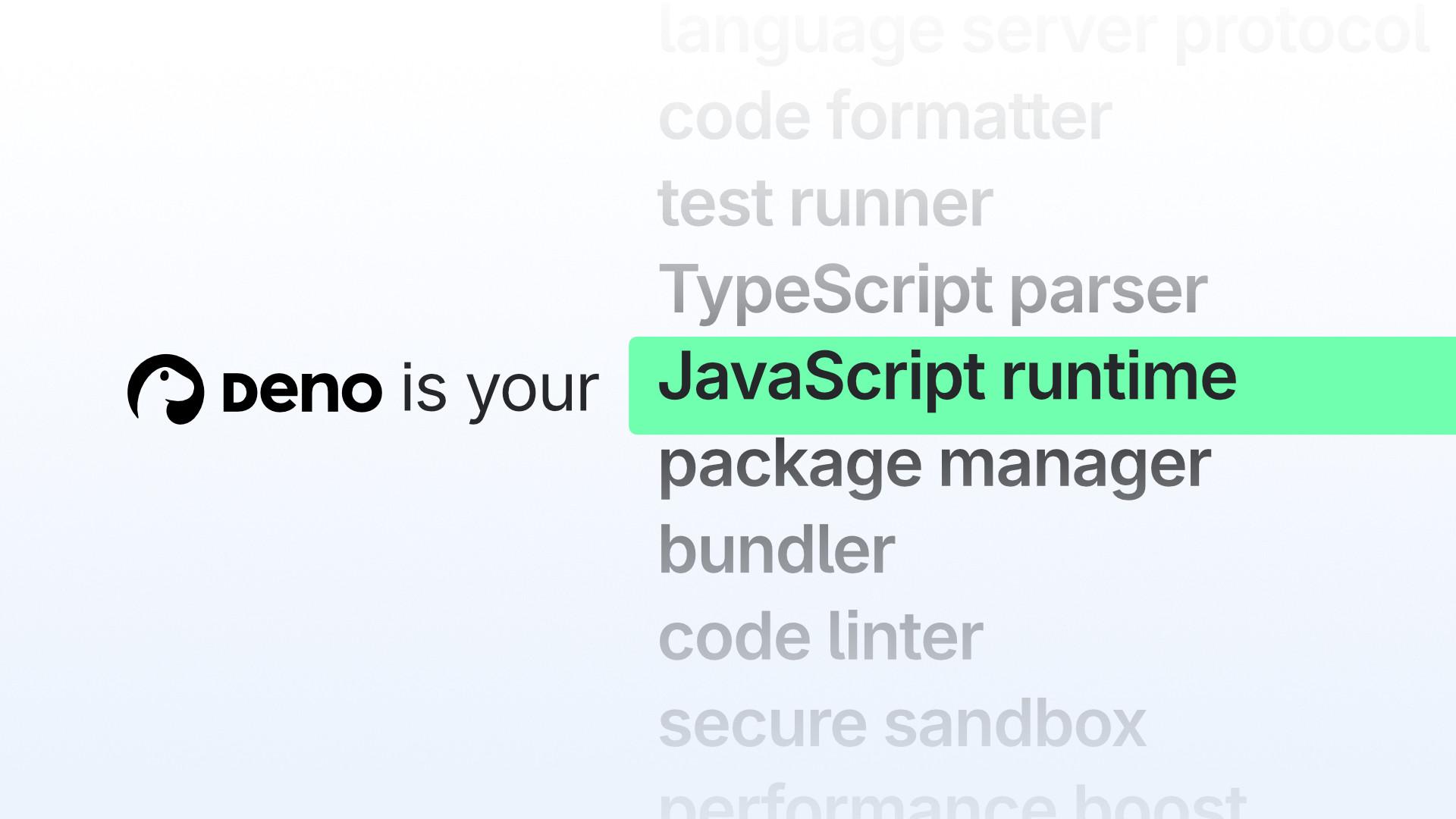 Deno, the drop-in JavaScript runtime for Node developers · Twitter