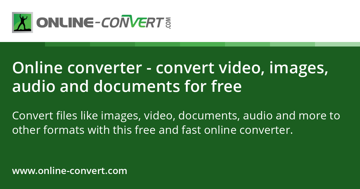 Online converter - convert video, images, audio and documents for free · Twitter