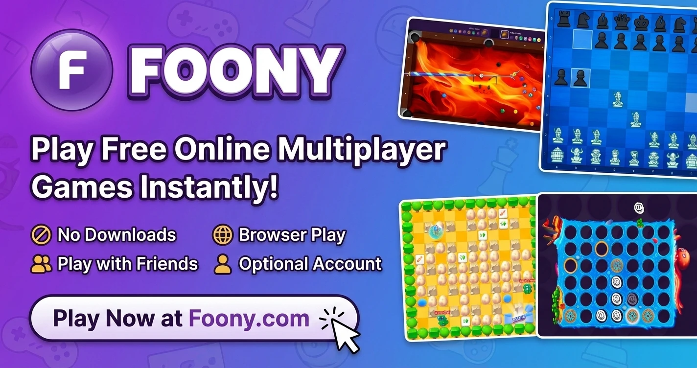 Free Online Multiplayer Games on Foony - Play Now! · Twitter