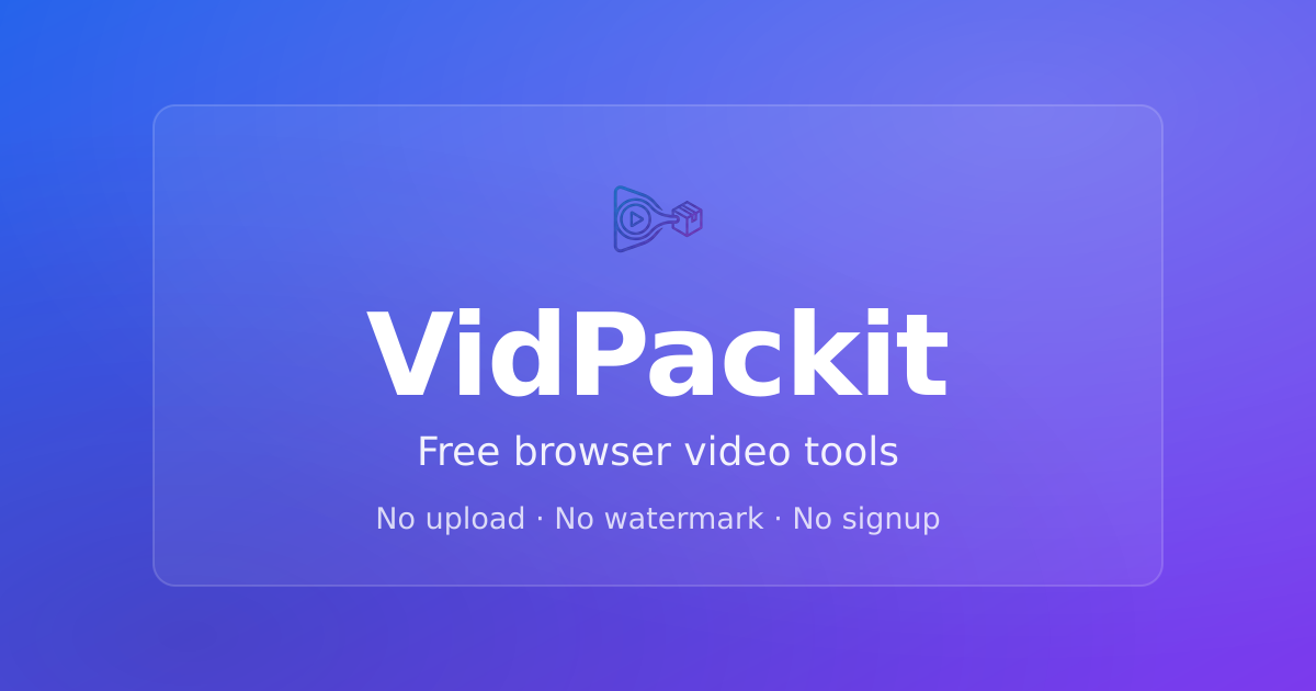 VidPackit