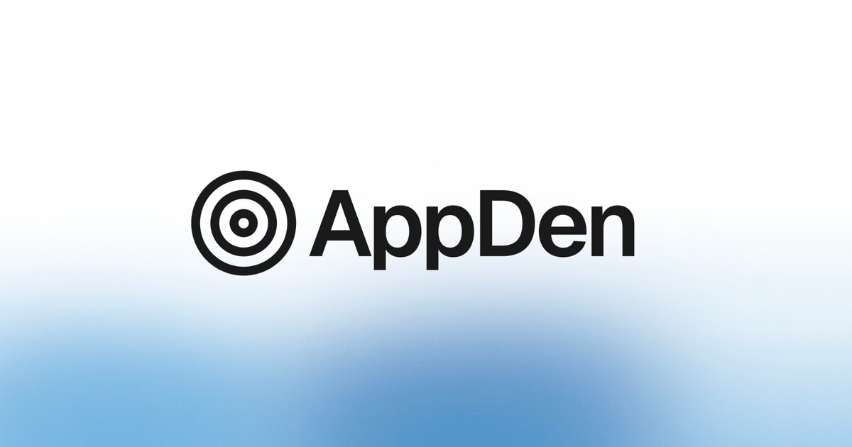 The AppDen logo