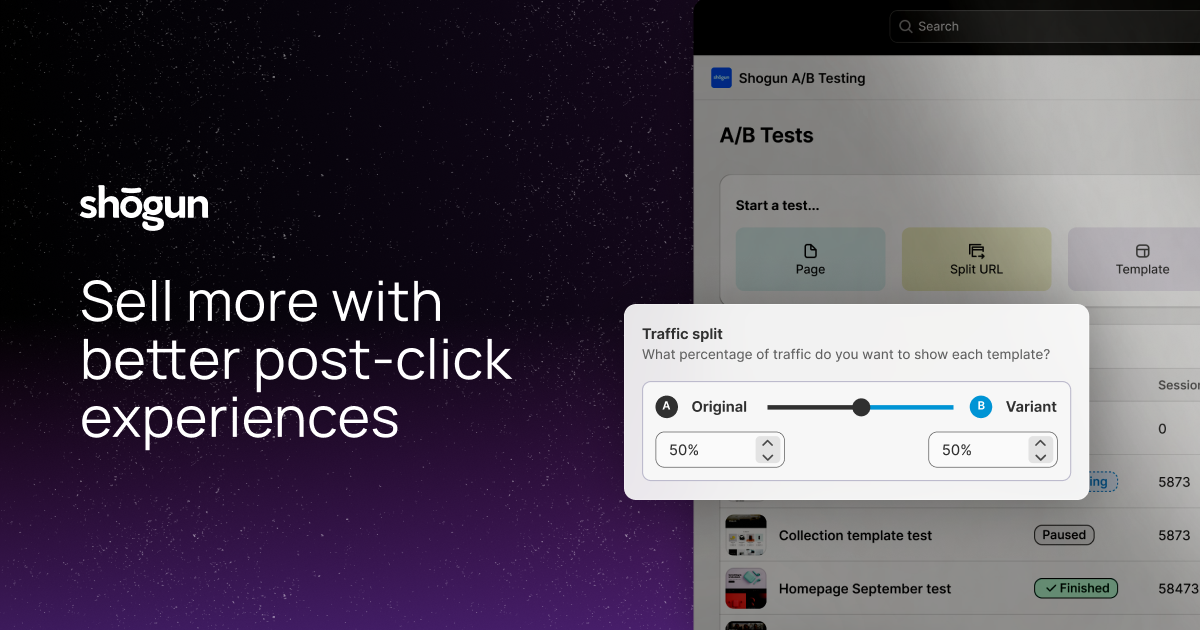 Shogun: Ecommerce Optimization and Personalization · Twitter