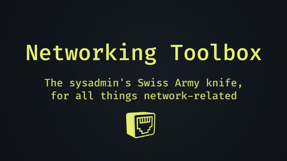 Networking Toolbox - Comprehensive IP and network tools