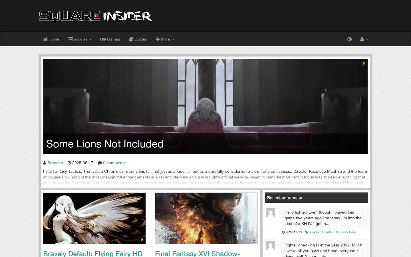 Square Insider Homepage screenshot