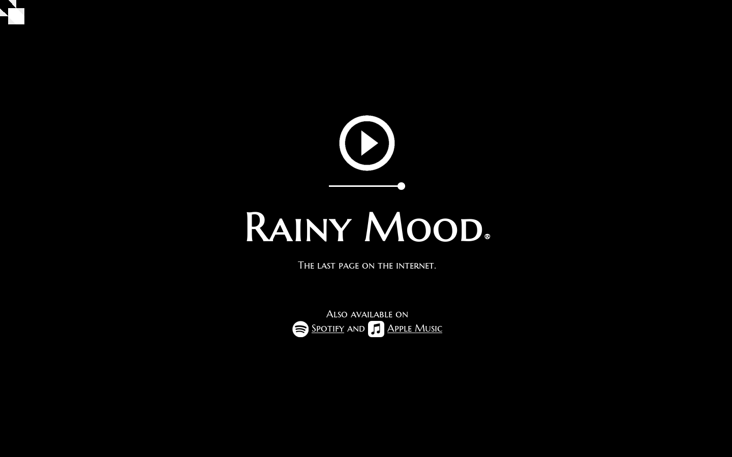 Rainy Mood • #1 Rain Sounds • Sleep & Study Homepage screenshot