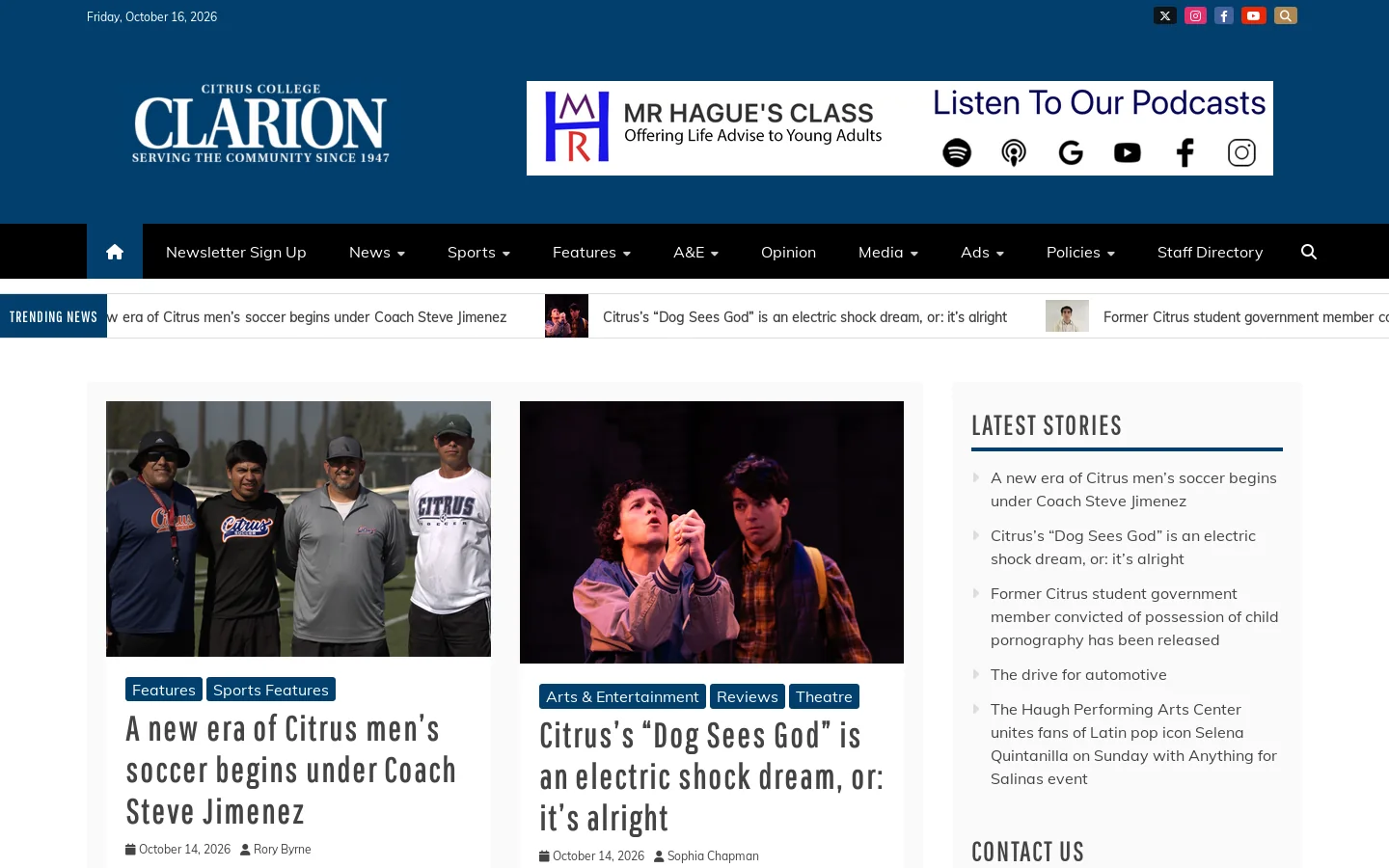 (no title) Homepage screenshot