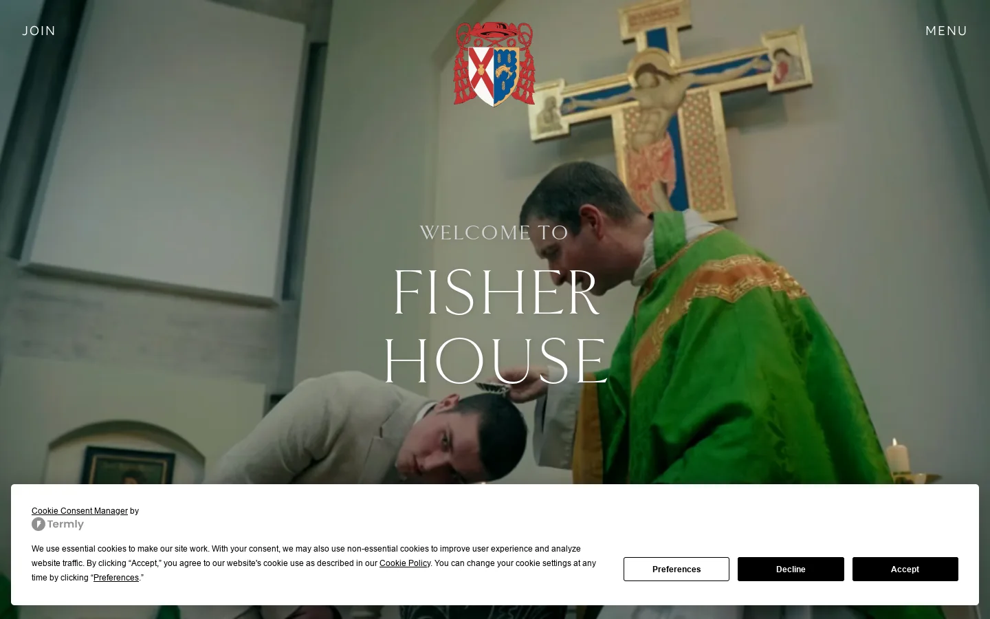 Fisher House Homepage screenshot