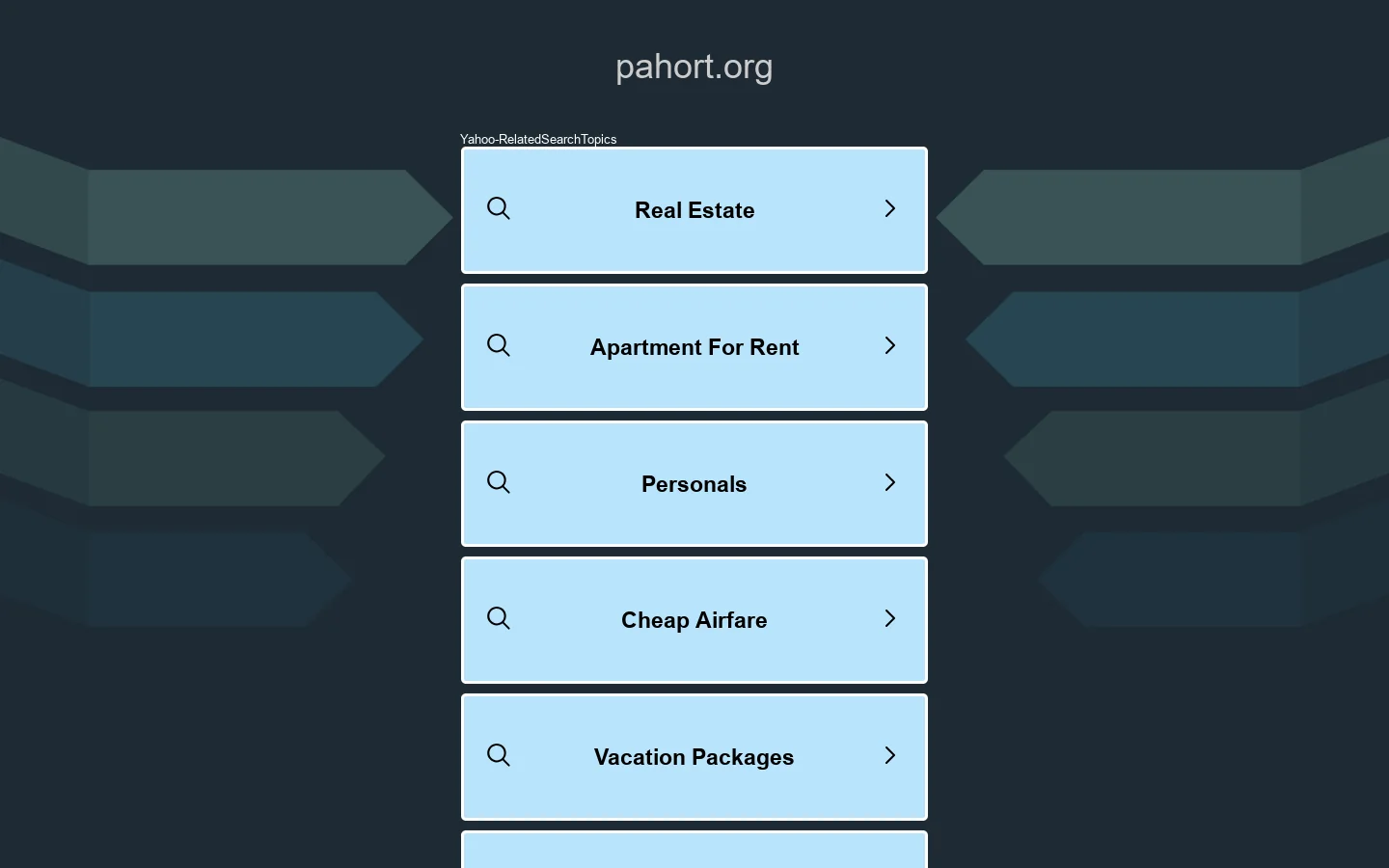 pahort.org Homepage screenshot