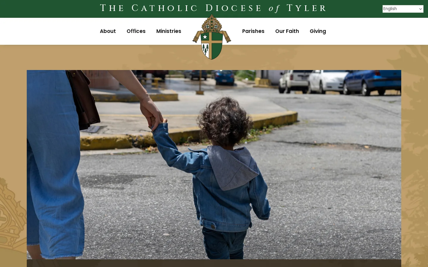 Home - The Catholic Diocese of Tyler Homepage screenshot