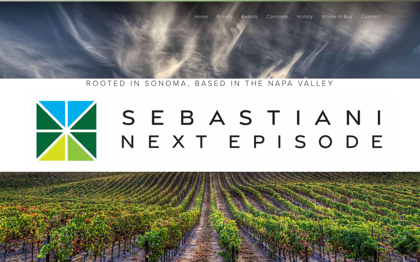 Sebastiani Next Episode - Home Homepage screenshot