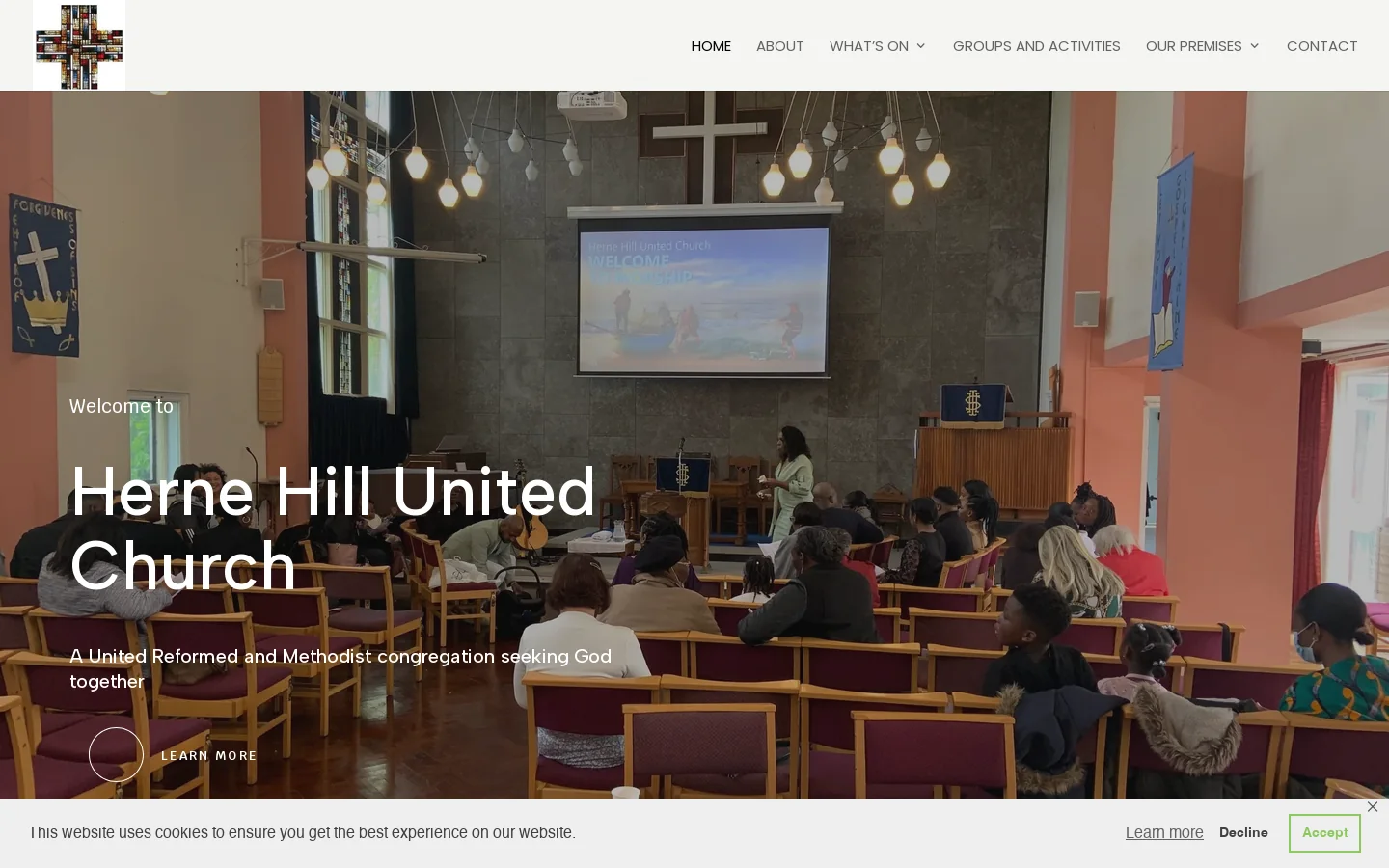 Home - Herne Hill United Church Homepage screenshot