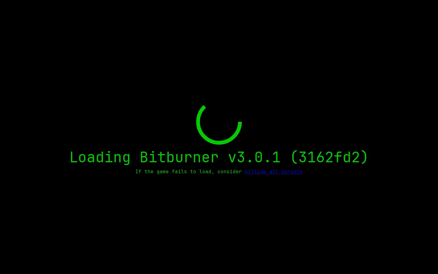 Bitburner Homepage screenshot