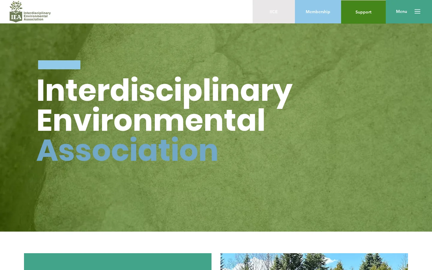 Interdisciplinary Environmental Association | academic conference | 500 Salisbury Street, Worcester, MA, USA Homepage screenshot