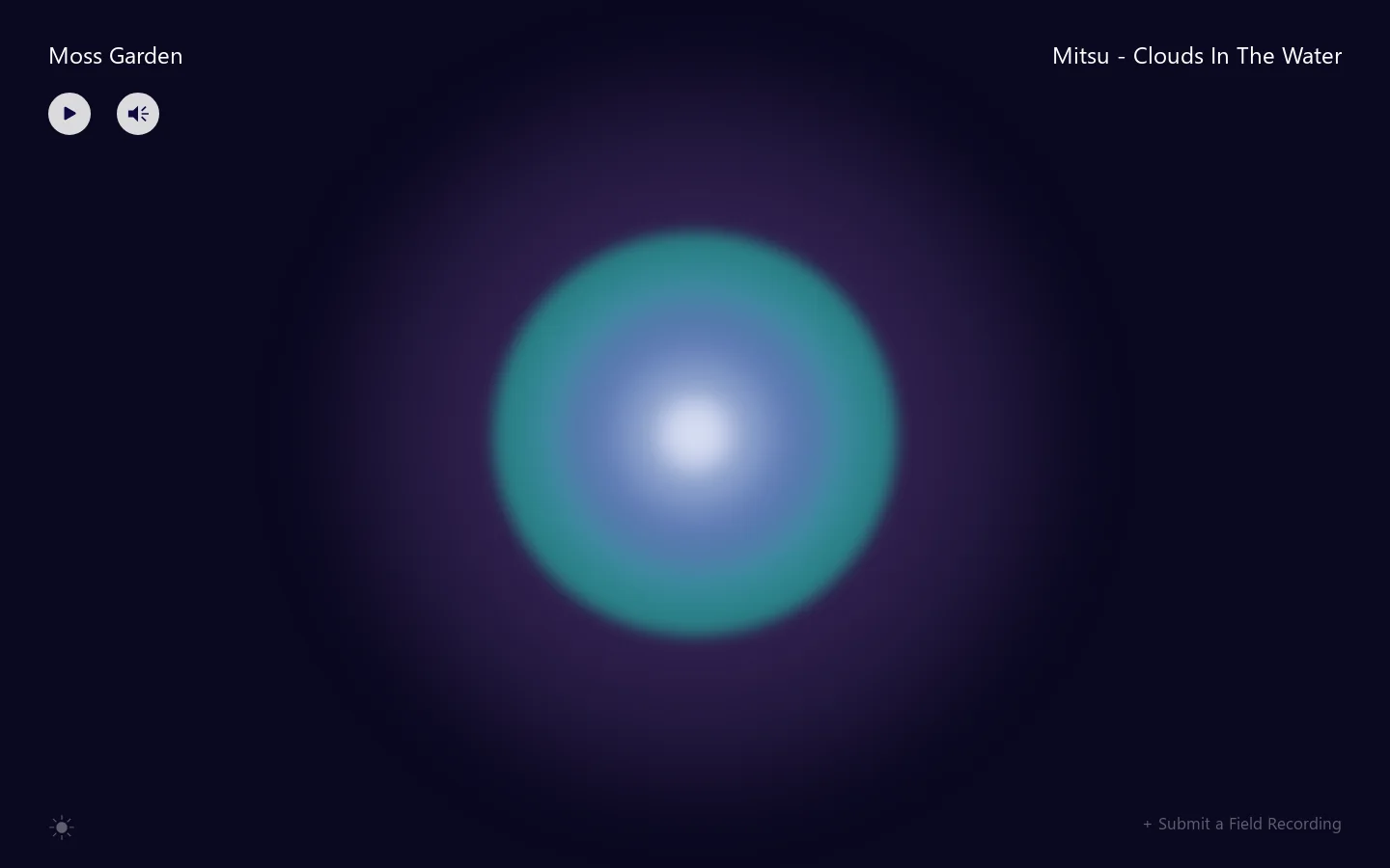Moss Garden Homepage screenshot